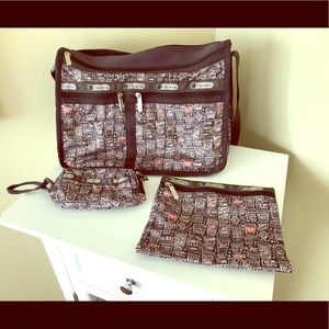 LeSportSac Coffee Lovers Crossbody Purse